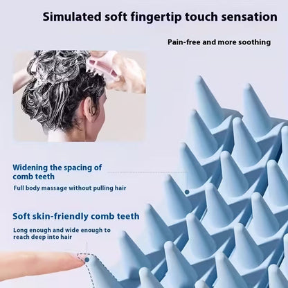 ScalpEase™ - Silikon-Kopfmassagegerät für Erfrischung und Entspannung