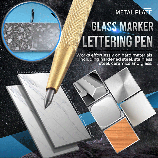InkGlide™ - Glas-Marker mit Metallspitze