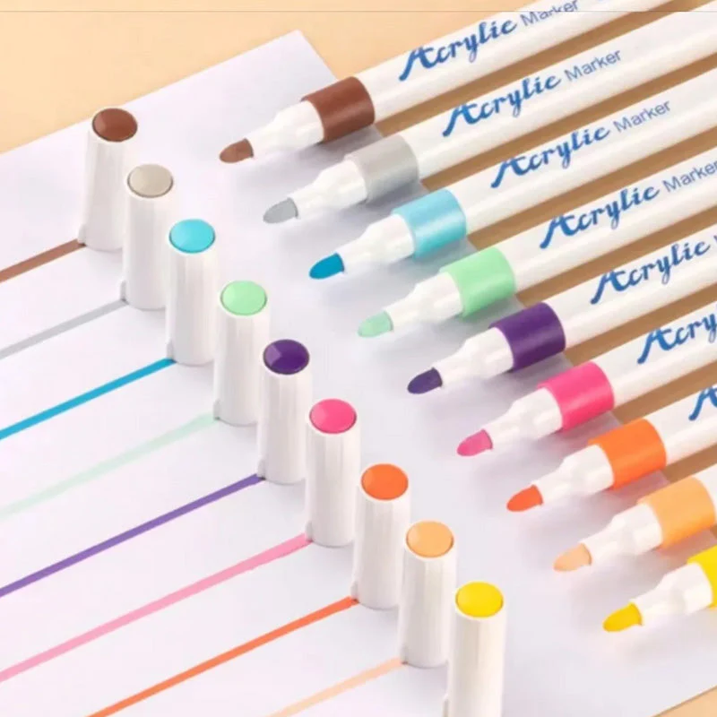 AcrylicMaster™ | 24-Farben-Acrylmarker-Set für lebendige Kunstwerke