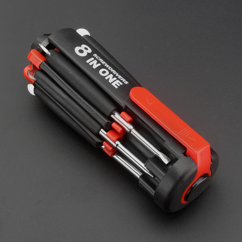 BrightScrew™ | 8-in-1-Schraubendreher mit LED-Taschenlampe