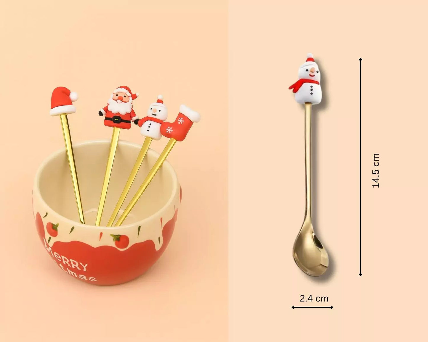 CozyNest™ - Festlicher Weihnachts-Kaffeelöffel