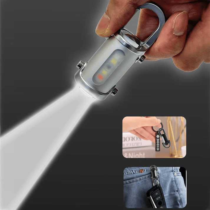 LumiCore™ - Ultrahelle wasserdichte Mini-Schlüsselanhänger-Taschenlampe