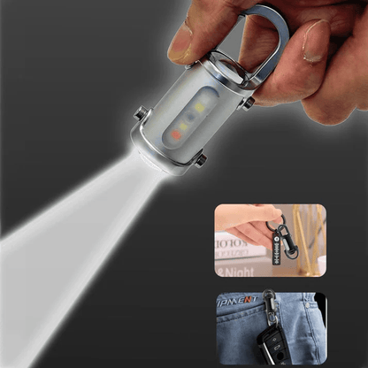 LumiCore™ - Ultrahelle wasserdichte Mini-Schlüsselanhänger-Taschenlampe