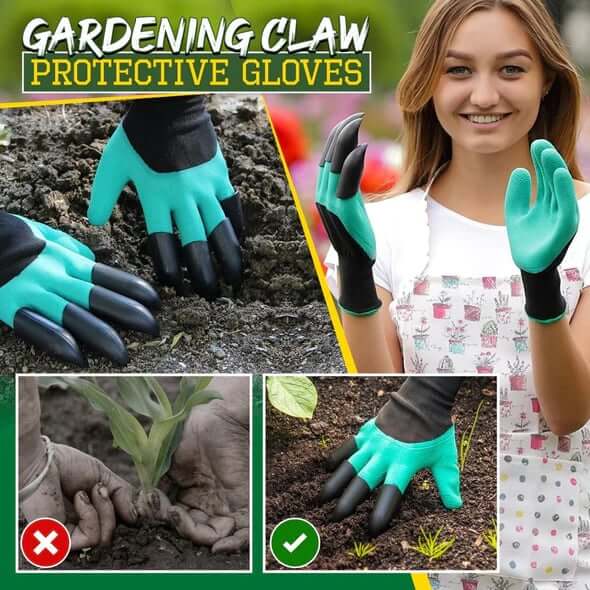 DigMaster™ – Robuste Gartenhandschuhe mit integrierten Krallen