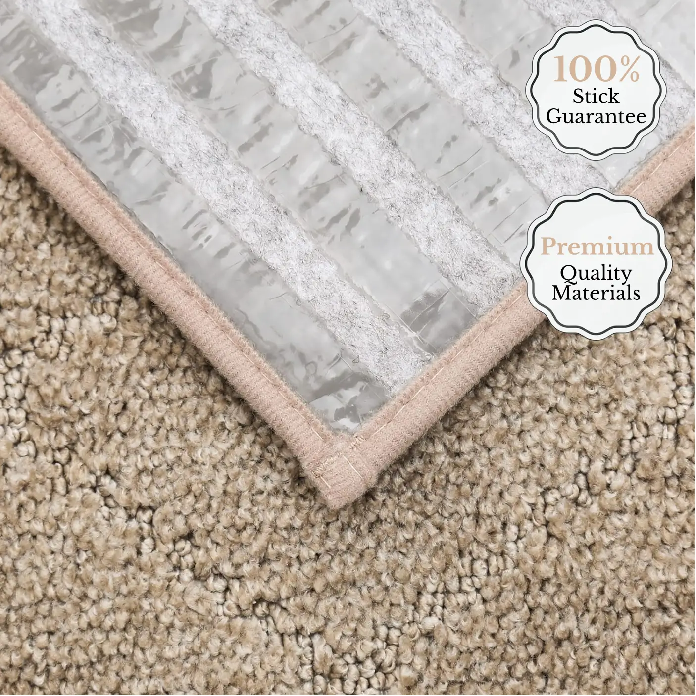 Klarer rutschfester Treppenfilm für sicherere Stufen