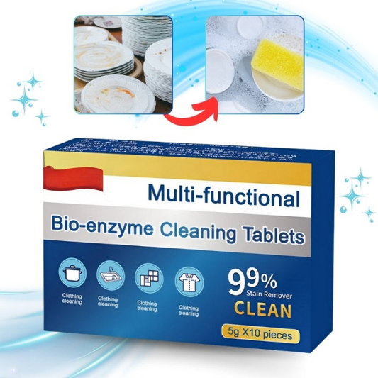 2+1 GRATIS | EcoCleanse™ - Multifunktionale organische Enzym-Waschtabletten [Letzter Tag Rabatt]