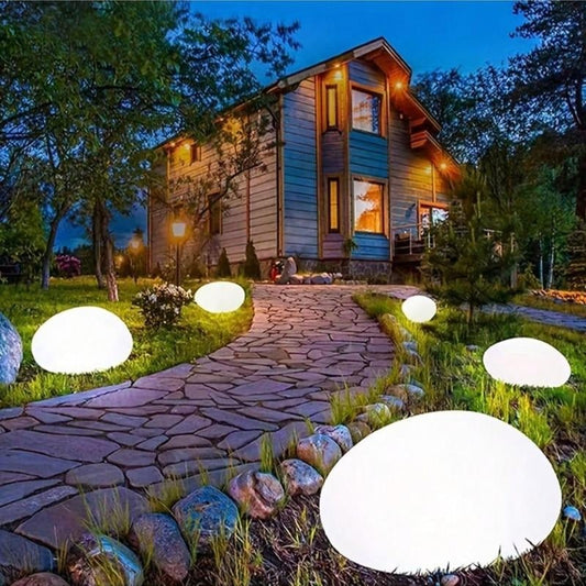 LumaGlow™ - Solarstein-Gartenleuchte