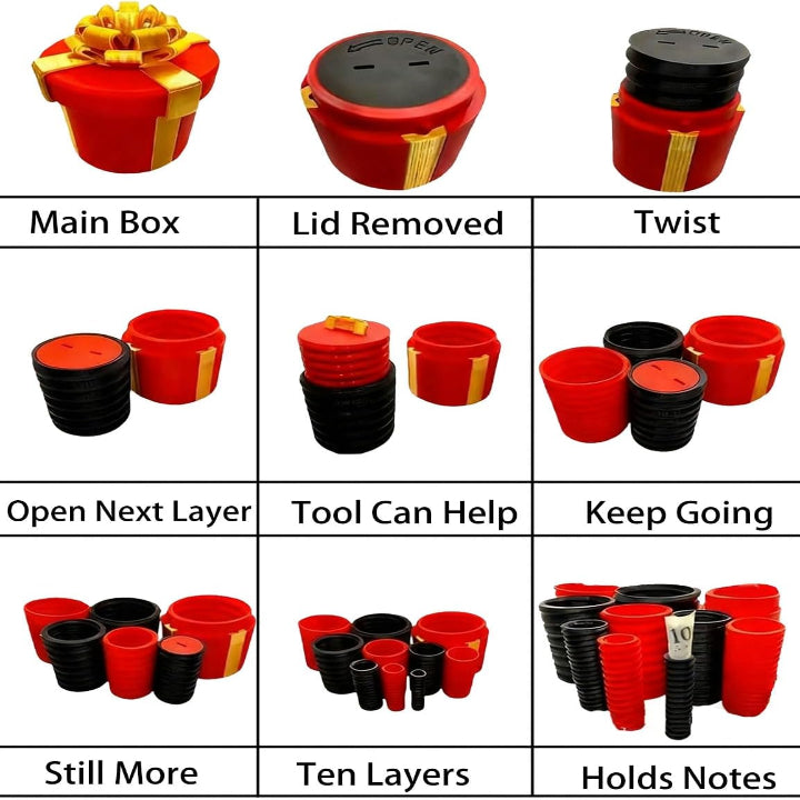 BrightBox™ - Holzpuzzle-Erinnerungsbox für kostbare Momente