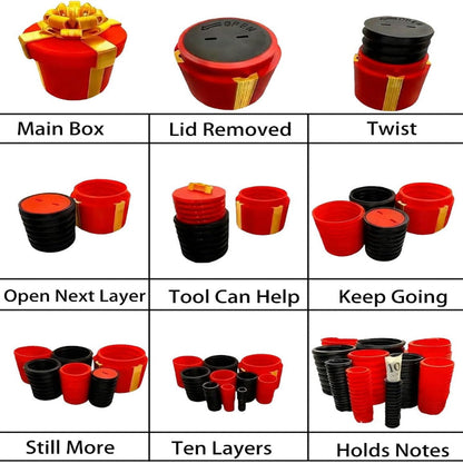 BrightBox™ - Holzpuzzle-Erinnerungsbox für kostbare Momente