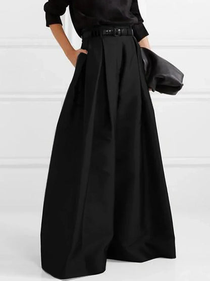 Liarven™ | Solide Farbe Weites Bein Damen Hosen