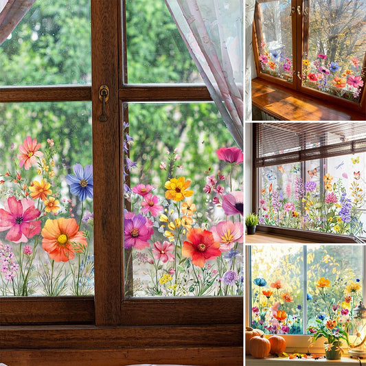 Petaluxe™ | Colorful flower stickers for your window!