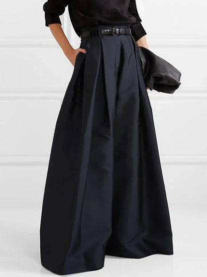 Liarven™ | Solide Farbe Weites Bein Damen Hosen