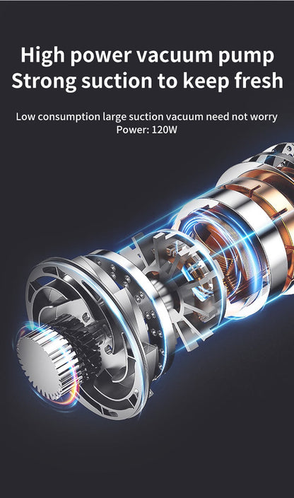 FreshSeal™ - Mini kabelloser Vakuumiergerät für Lebensmittel zur Frischeerhaltung