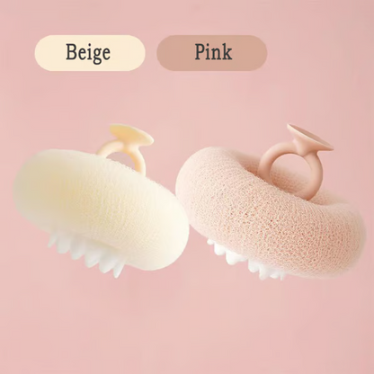 Weicher Sonnenblumen-Saug-Badeball für sanfte Reinigung