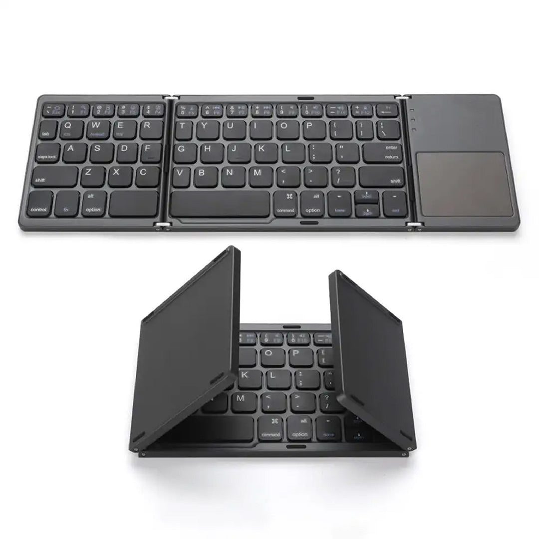 TechSwift™ - Faltbare Mini Bluetooth-Tastatur mit Touchpad für mobile Geräte