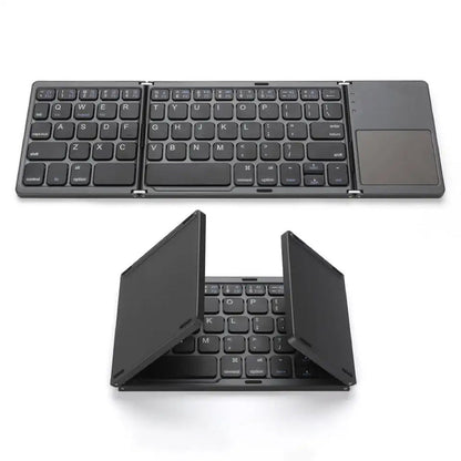 TechSwift™ - Faltbare Mini Bluetooth-Tastatur mit Touchpad für mobile Geräte