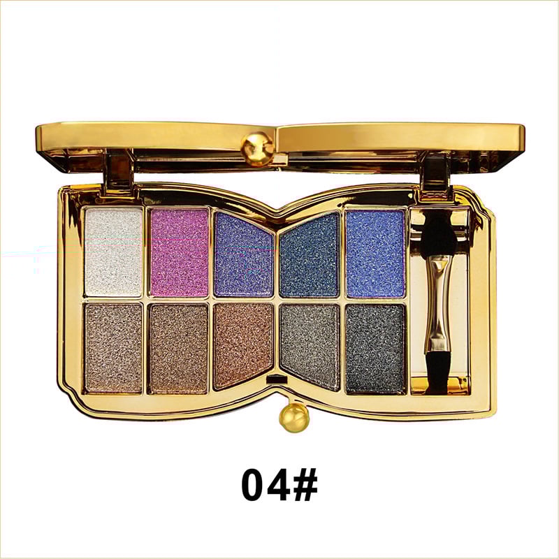 ShimmerGlam™ | 10 Farben Sparkle Shimmer Lidschatten-Palette