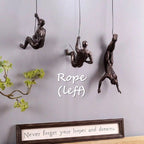 Wandaufkleber Vinyl Kletter-Silhouetten