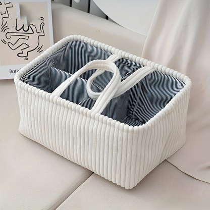 StorEase™ - Polyester Aufbewahrungskorb mit Fächern
