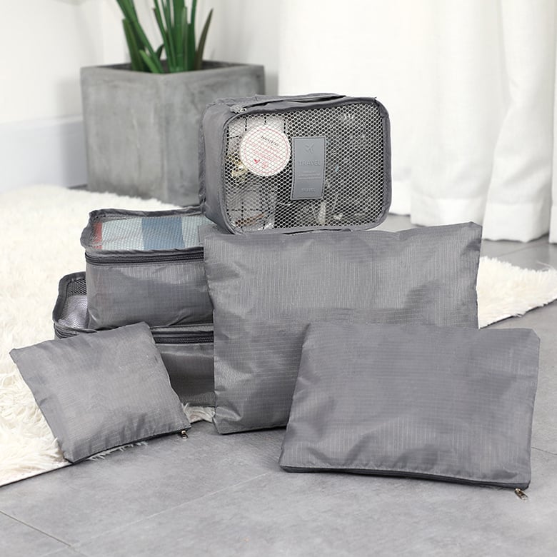 PackNestia Packwürfel-Set mit sechs Taschen für übersichtliches Gepäck