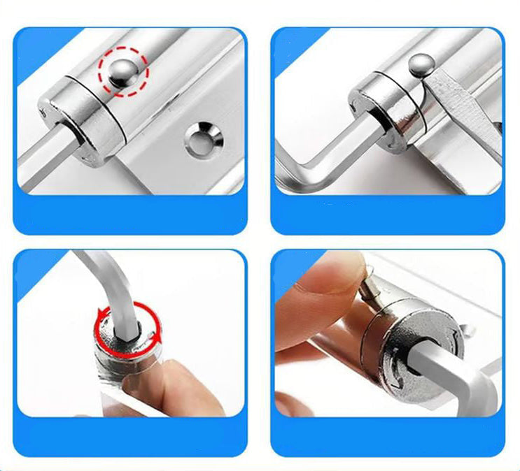 SecureEase™ - Verstellbarer automatischer Türschließer für sanftes Schließen