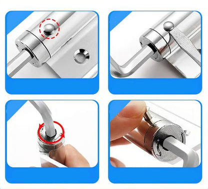 SecureEase™ - Verstellbarer automatischer Türschließer für sanftes Schließen