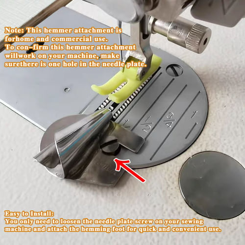 HeelMaster™ – Präzisionssäumfuß für saubere Kantenabschlüsse