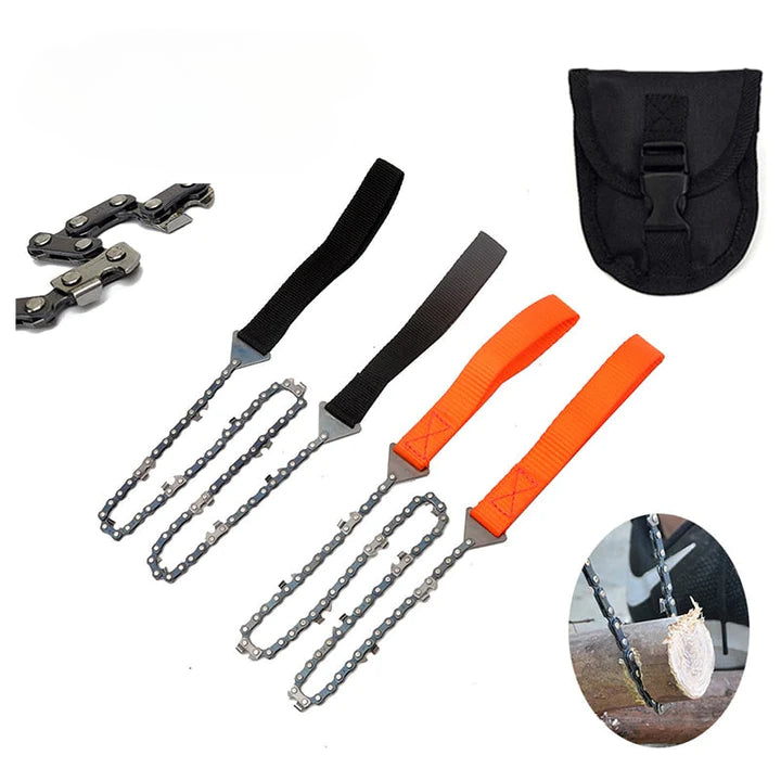 WoodSlice™ – Tragbare Taschen-Kettensäge für den Außeneinsatz