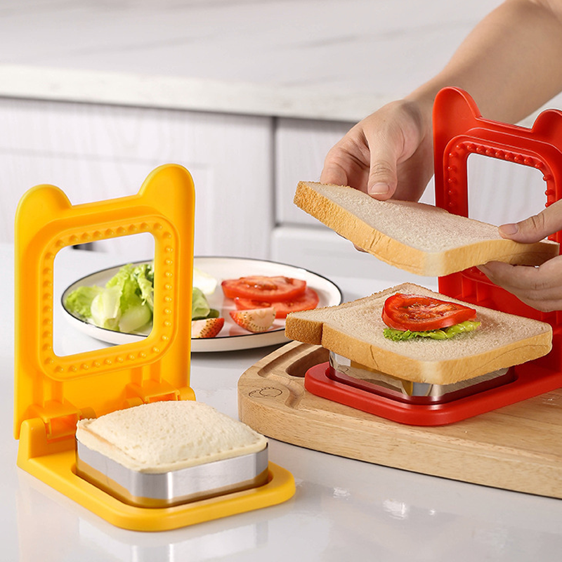 LunchMate™ - Krustenloser Sandwich-Schneider & -Press für Kindersnacks