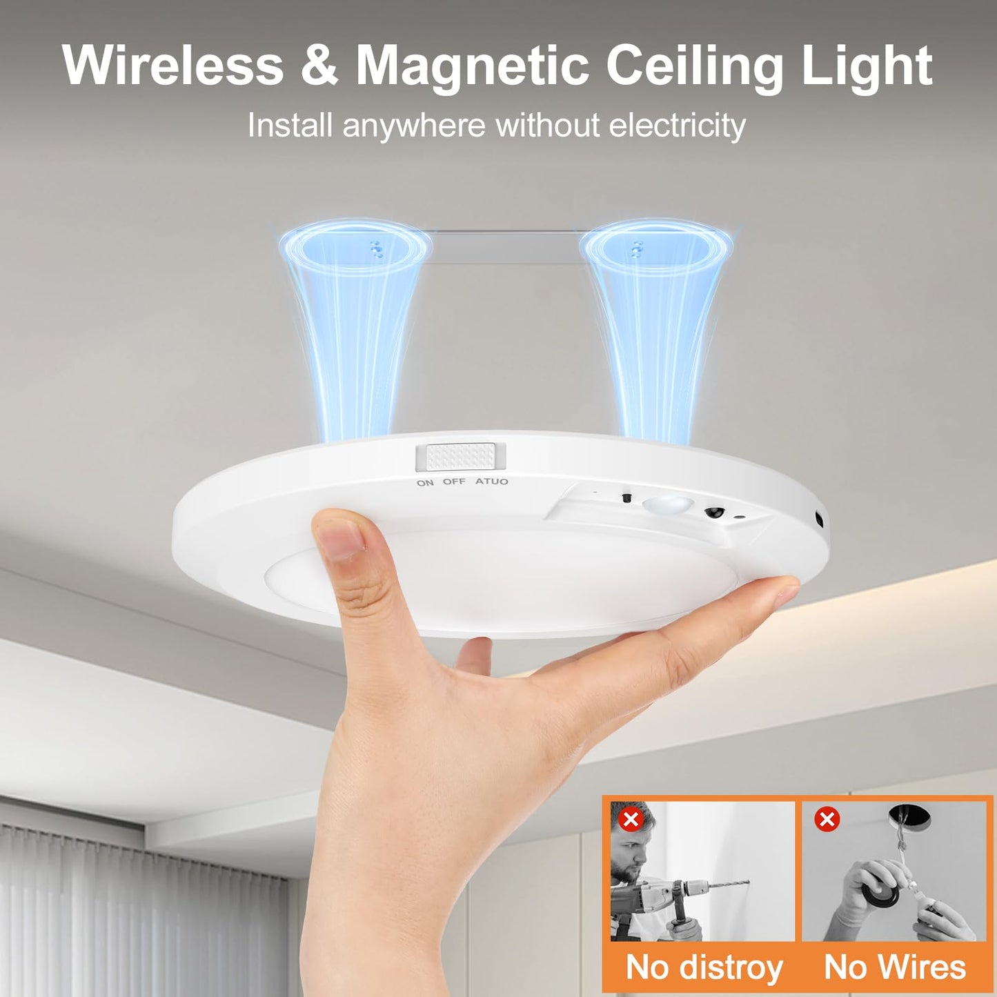 LumiGlide – Bewegungsaktiviertes helles Licht, das sich freihändig mit Ihnen bewegt