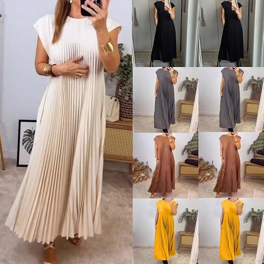 Seraphina™ | plissiertes Maxikleid