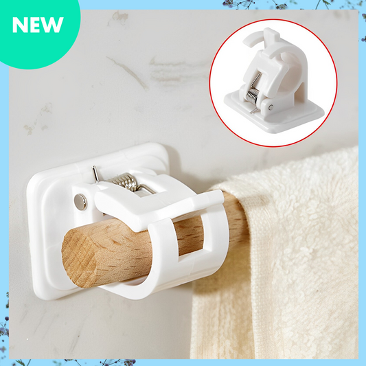 Set verstellbarer Vorhanghalter ohne Bohren für stilvolle Fenstergestaltung