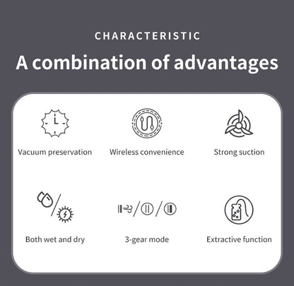 FreshSeal™ - Mini kabelloser Vakuumiergerät für Lebensmittel zur Frischeerhaltung