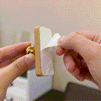 Magnetische Holzlampe, dimmbar und kabellos