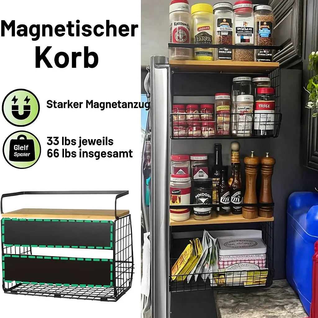MagnaHold™ Hochmagnetisches Wandregal für bohrfreie Aufbewahrung