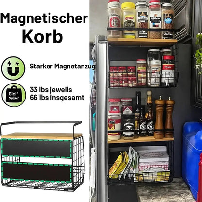 MagnaHold™ Hochmagnetisches Wandregal für bohrfreie Aufbewahrung