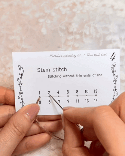StitchBook™ – Kreatives Mini-Nähstichbuch