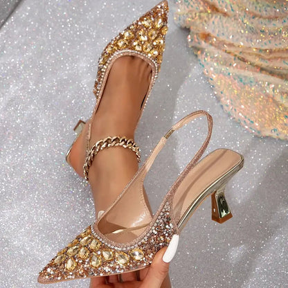 Abigail™ | Hochhackige Und Dünne Bankett Schuhe