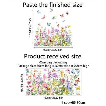 Petaluxe™ | Bunte Blumenaufkleber für Ihr Fenster!