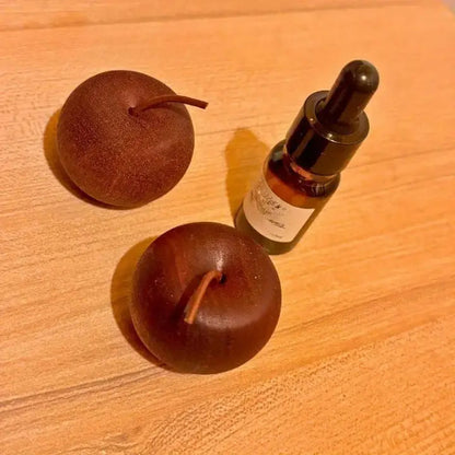AromaApple™ - Handgefertigtes Ätherisches-Öl-Diffusor-Set aus Holz