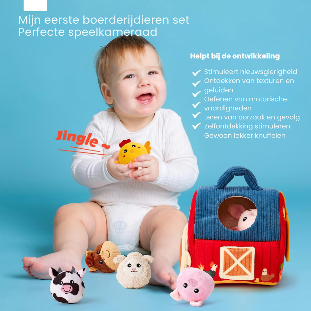 CuddleFarm – Beruhigt rastlose Hände und fördert sofort das frühe Lernen