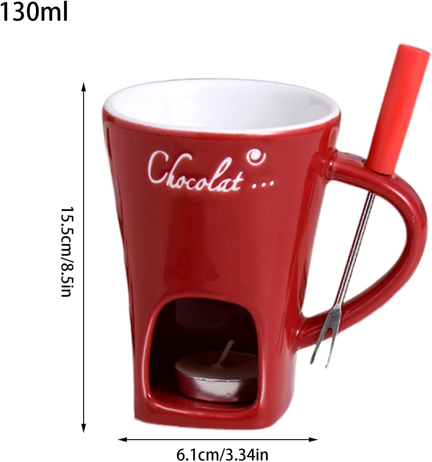 ChocoLuxe™ - Elegantes Schokoladen-Fondue-Becher-Set