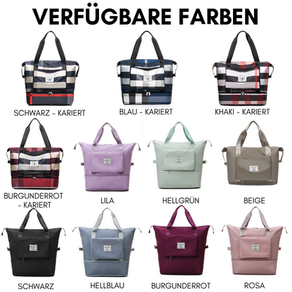 PackFlex - Erweiterbare Reisetasche, damit Ihnen nie der Platz ausgeht