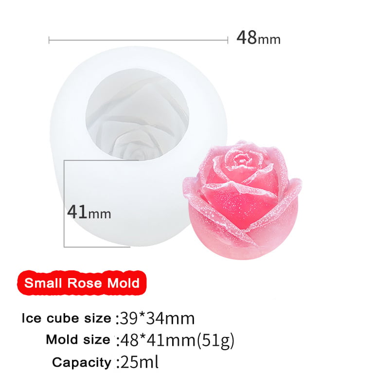 FrostBloom™ - Rosenförmige Eiswürfelform