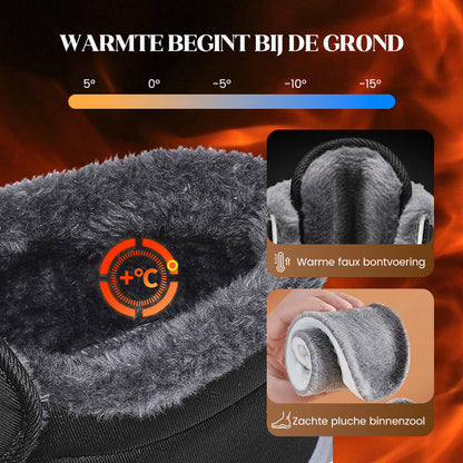 Bequeme wasserdichte Winter-Wanderschuhe zum Hineinschlüpfen