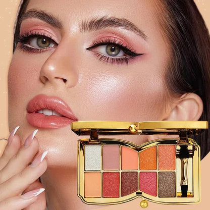 ShimmerGlam™ | 10 Farben Sparkle Shimmer Lidschatten-Palette