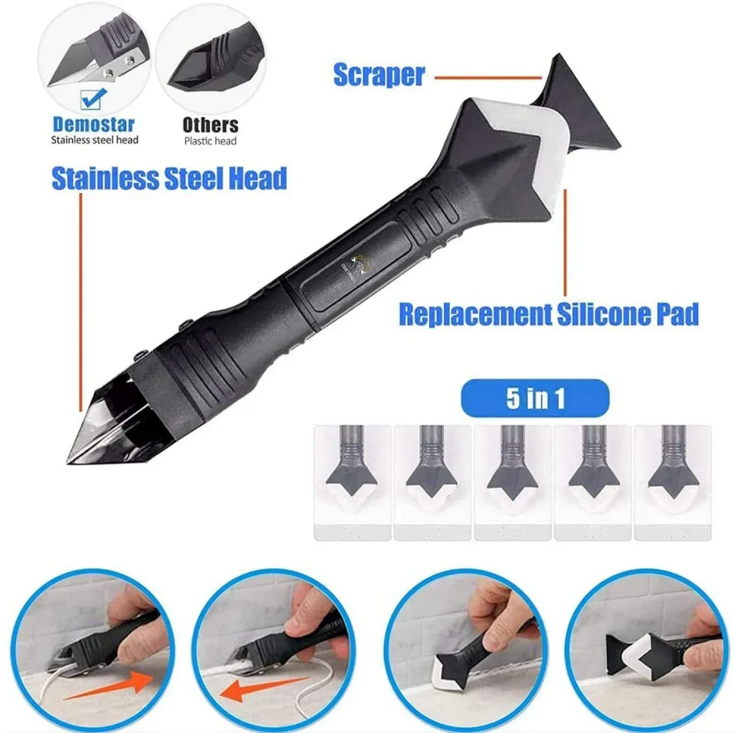SealEase™ - 3-in-1 Silikon-Dichtungswerkzeug