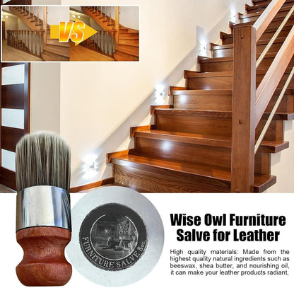 WiseShine™ - Bürste für die Ledermöbelpflege
