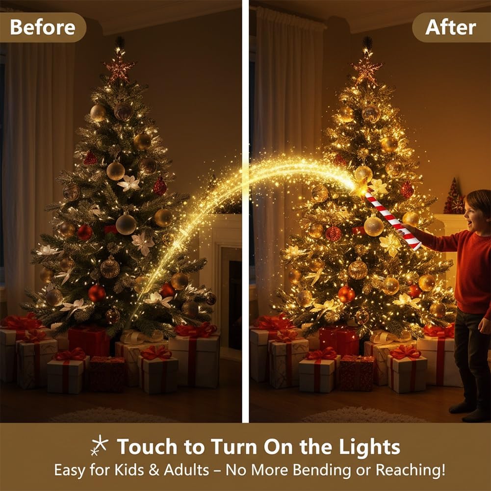 GlowWave™ - Kabelloser Zauberstab Weihnachtslicht-Controller