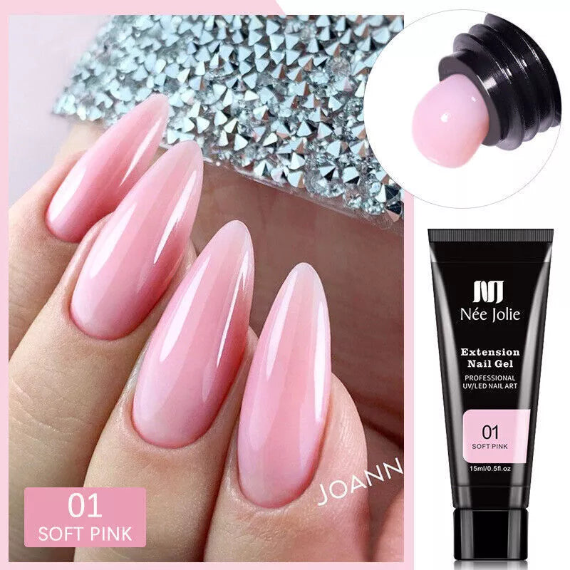 DIY Professionelles Polygel Nagelset für Salon-Qualitäts Maniküren